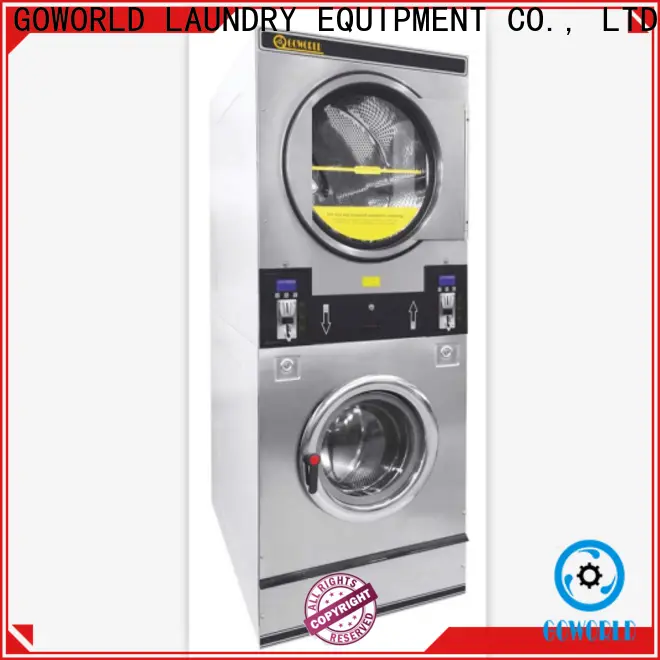 GOWORLD stainless steel semi automatic laundry machine Easy to control for Commercial laundromat544 1