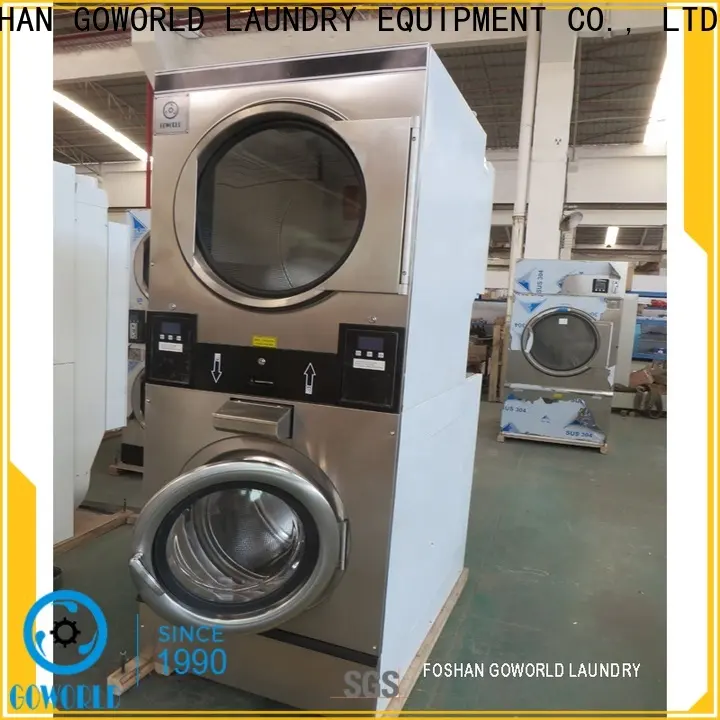 GOWORLD stainless steel semi automatic laundry machine Easy to control for Commercial laundromat548 1