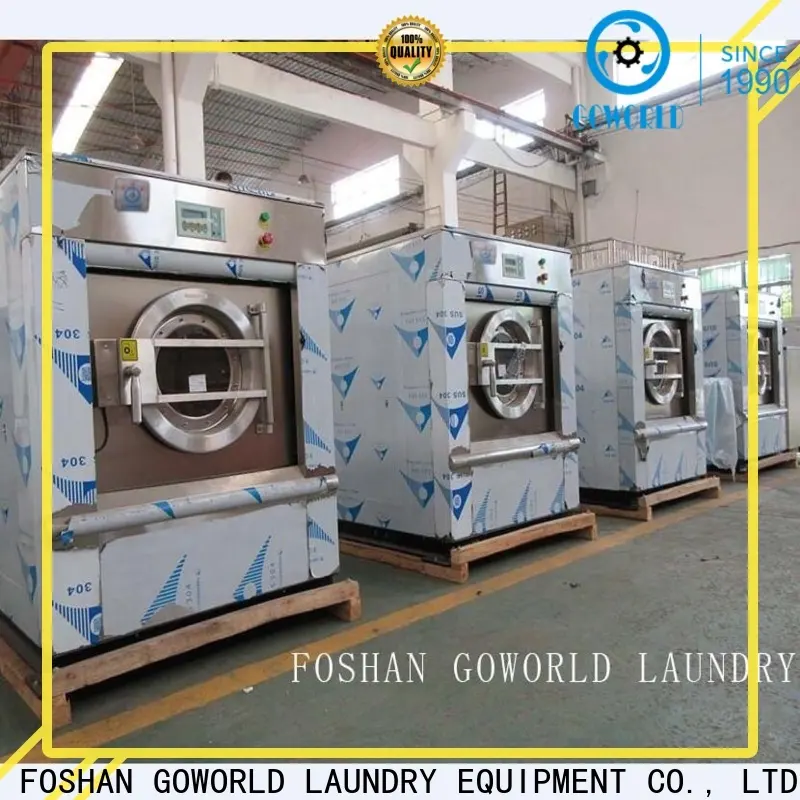 GOWORLD stainless steel semi automatic laundry machine Easy to control for Commercial laundromat558 1