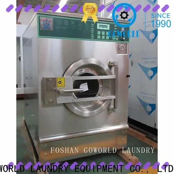 GOWORLD stainless steel semi automatic laundry machine Easy to control for Commercial laundromat583 1