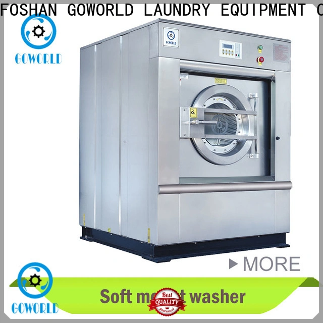 GOWORLD stainless steel semi automatic laundry machine Easy to control for Commercial laundromat586 1