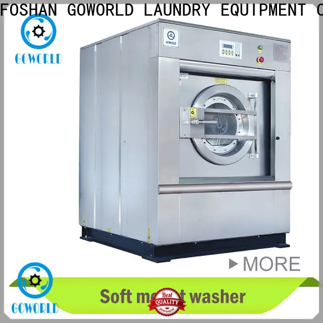 GOWORLD stainless steel semi automatic laundry machine Easy to control for Commercial laundromat586 1