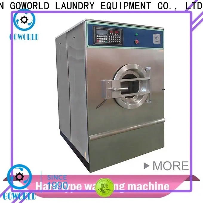 GOWORLD stainless steel semi automatic laundry machine Easy to control for Commercial laundromat588 1