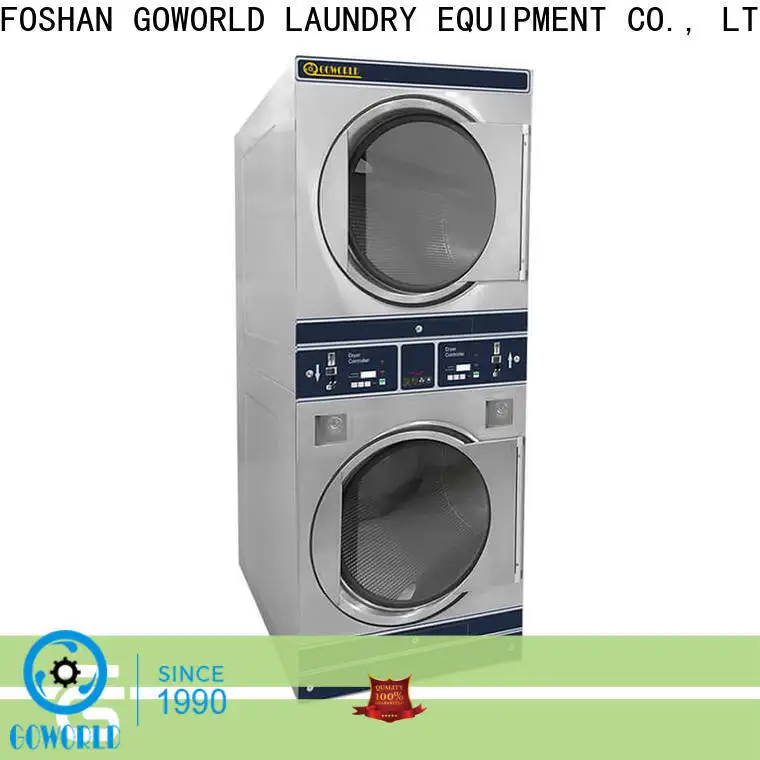 stainless steel self laundry machine dryer LPG gas heating for hotel 1