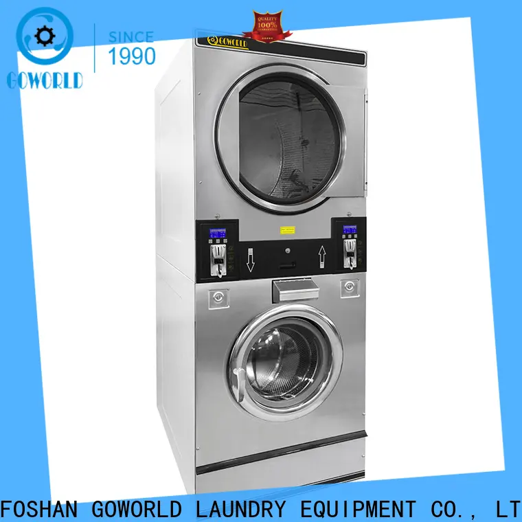 GOWORLD coin self-service laundry machine natural gas heating for school 1