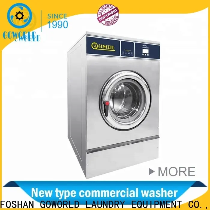 GOWORLD stainless steel semi automatic laundry machine Easy to control for Commercial laundromat610 1