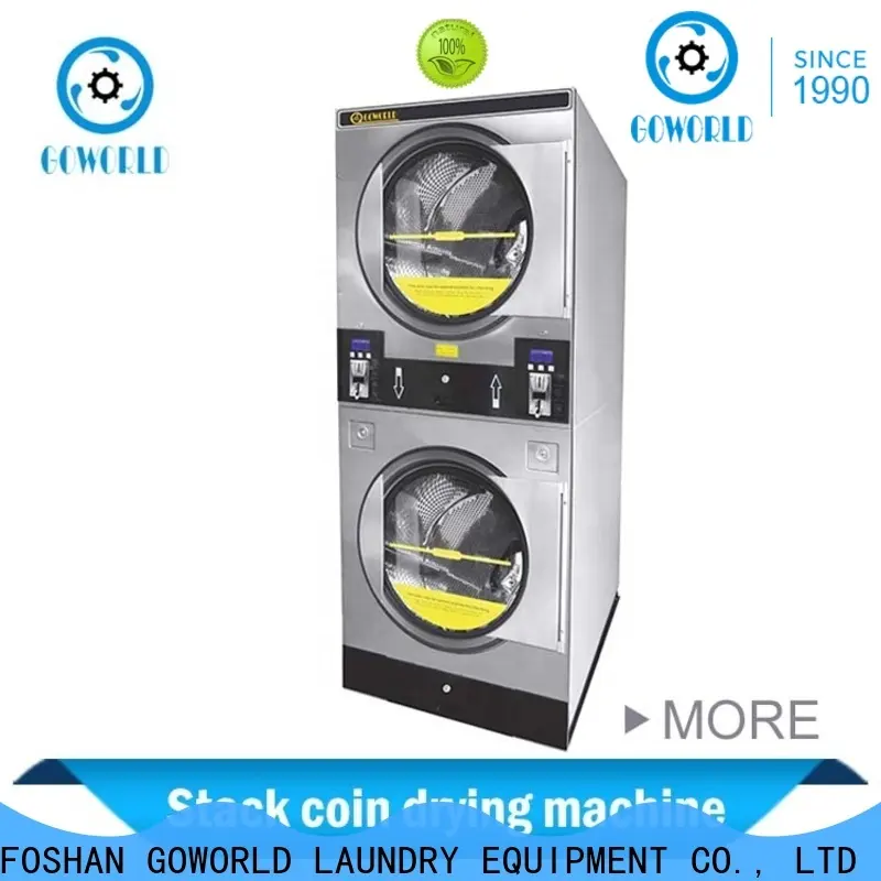 GOWORLD stainless steel semi automatic laundry machine Easy to control for Commercial laundromat611 1