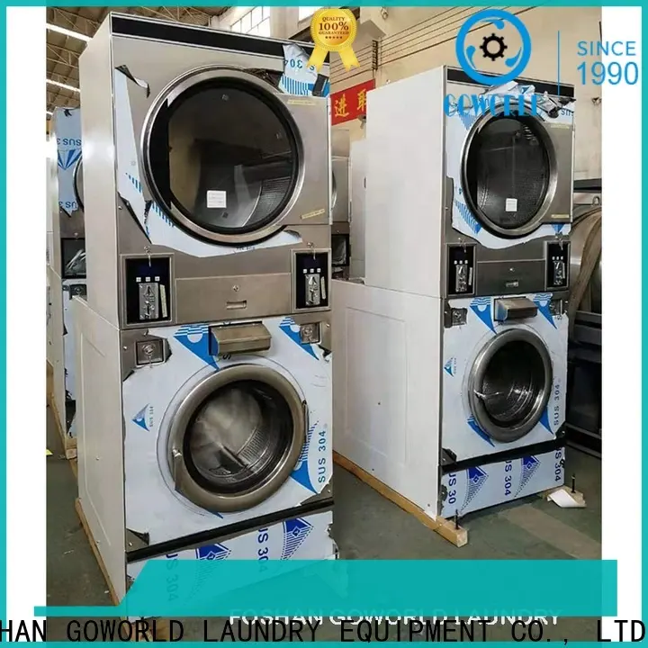 GOWORLD stainless steel semi automatic laundry machine Easy to control for Commercial laundromat622 1