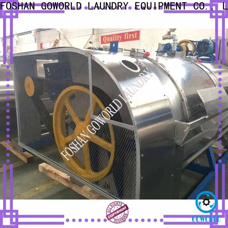 GOWORLD stainless steel semi automatic laundry machine Easy to control for Commercial laundromat627 1