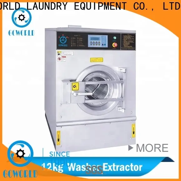 GOWORLD stainless steel semi automatic laundry machine Easy to control for Commercial laundromat643 1