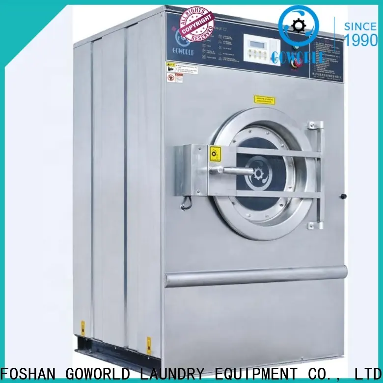 GOWORLD stainless steel semi automatic laundry machine Easy to control for Commercial laundromat685 1