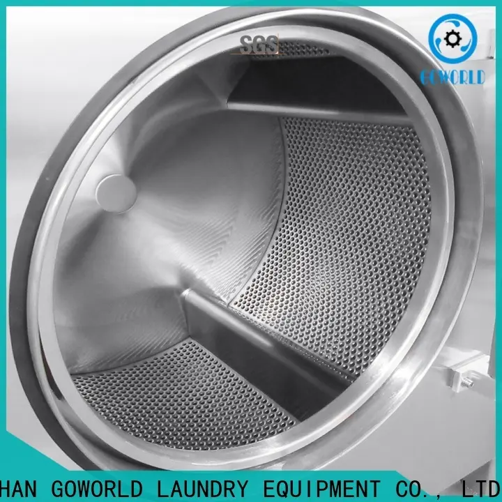 GOWORLD stainless steel semi automatic laundry machine Easy to control for Commercial laundromat687 1