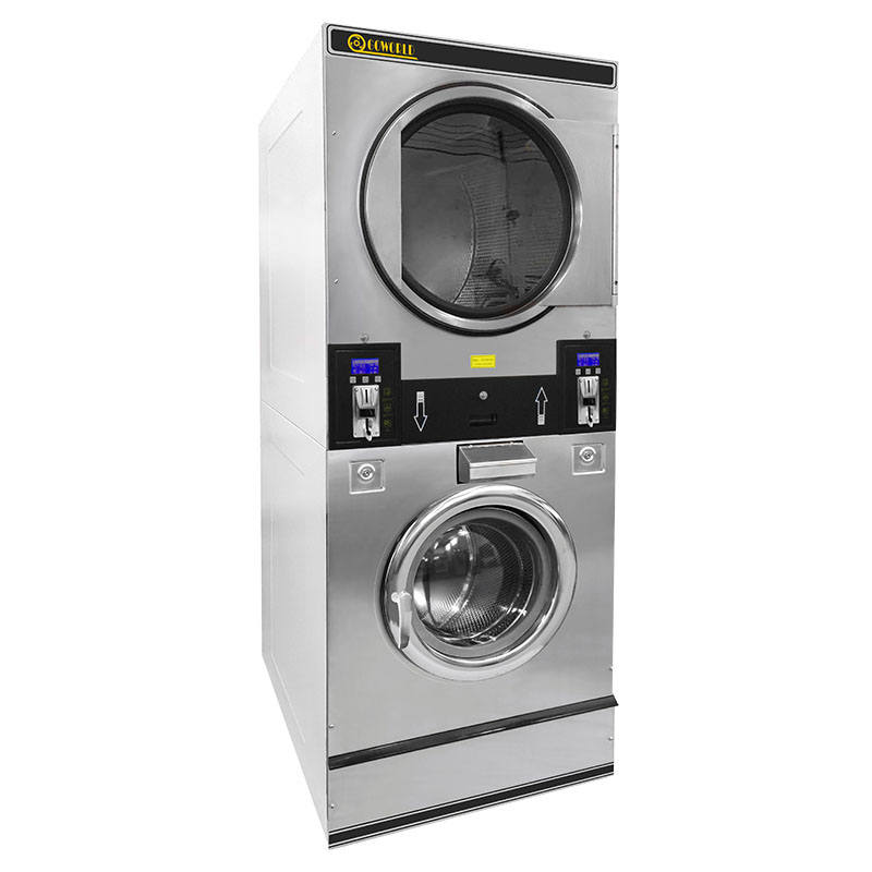 12kg-25kg coin operated combo washer dryer for restaurants,railway company,fire brigade 3