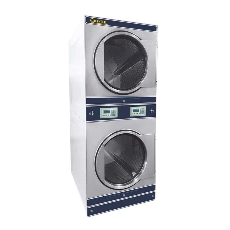 12kg-15kg Combo stack drying machine in commercial laundromat,school,fire brigade1 1