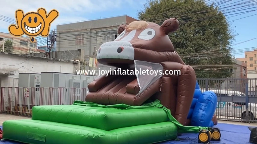 Horse Combo Club Bounce House Slide Inflatable Bouncer 1