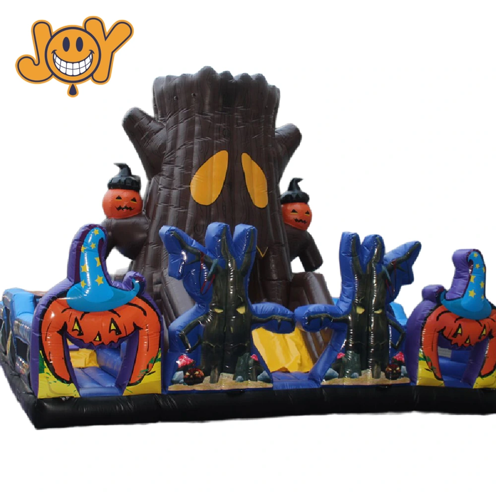 Halloween Fun City Bounce House For Kids 1
