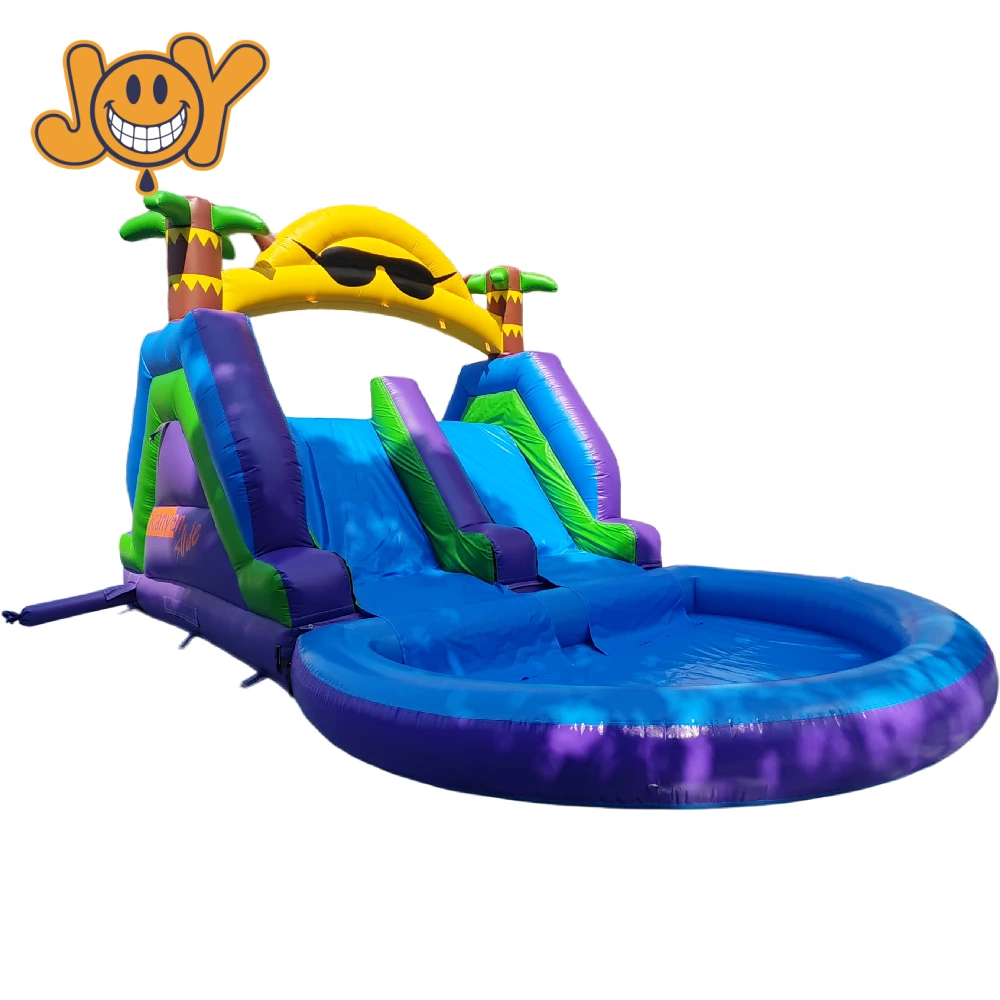 Inflatable Water Slide with Detachable Pool For Sale 1