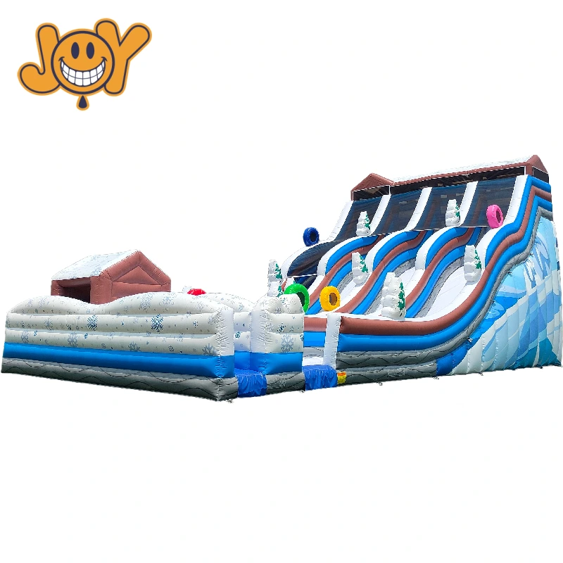 Giant Christmas Dry Slide | The Ultimate Attraction for Winter Celebrations For Sale 1