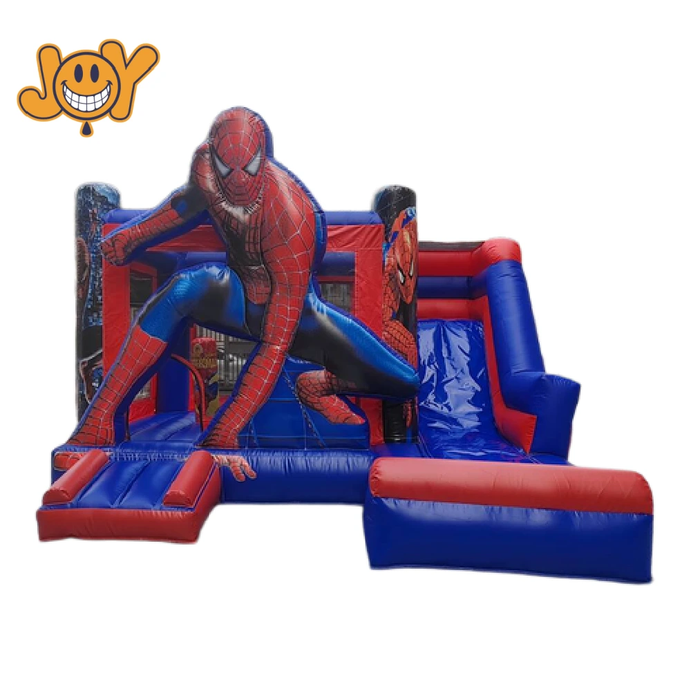 Spider-Man-Theme Inflatable Bounce House Slide Combo For Sale 1
