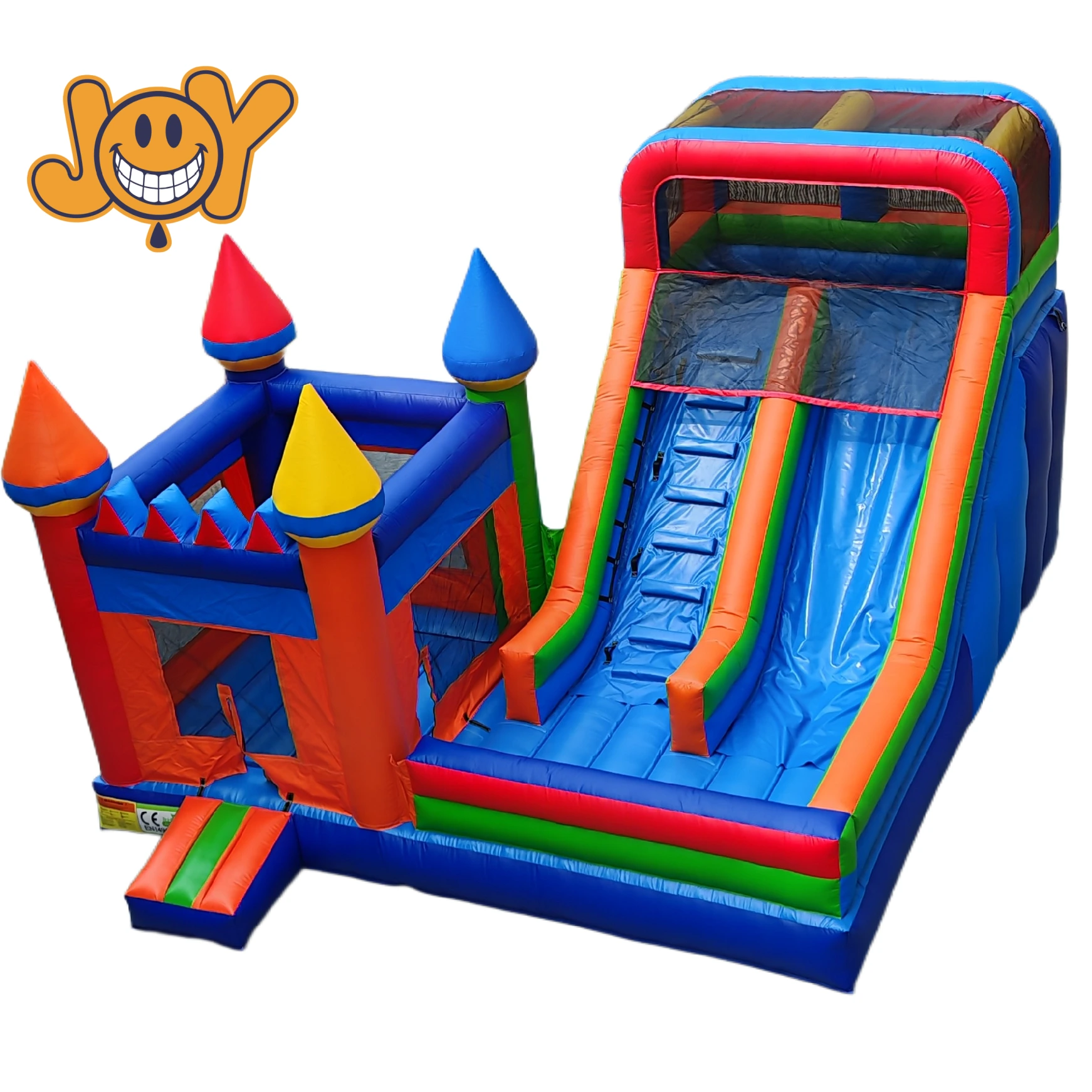 Château gonflable commercial avec toboggan de 6 x 6 mètres à vendre 1