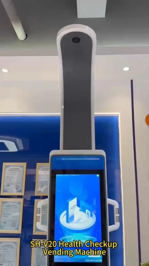 Factory Direct Coin Operated Sales 19 Inch Full Body Check Self Service Health Kiosk Machine 1