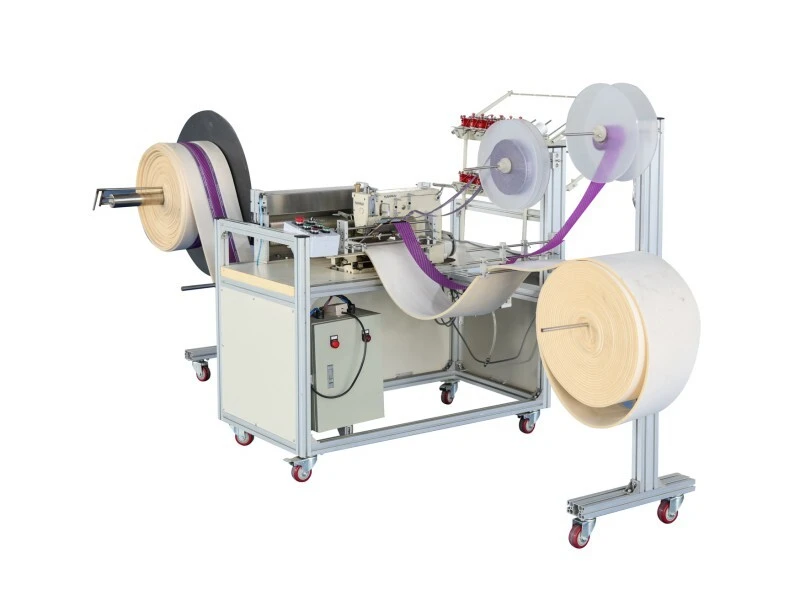 Automatic Tape and Zipper System ZL-TZ-1A for 3-sided mattresses Fully automated 1