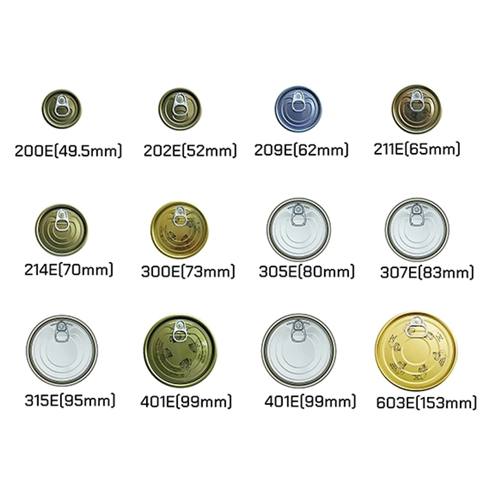 Tinplate Easy-Open Ends (Eoe) Series 0.18-0.35mm customizable 1