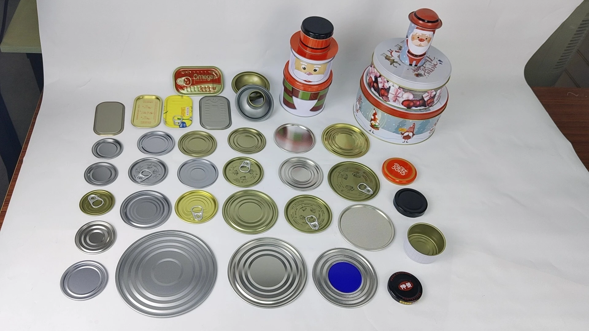 200e (φ49.5 mm) alimentos enlatados Easy Open Ends (EOE) para envases premium 1