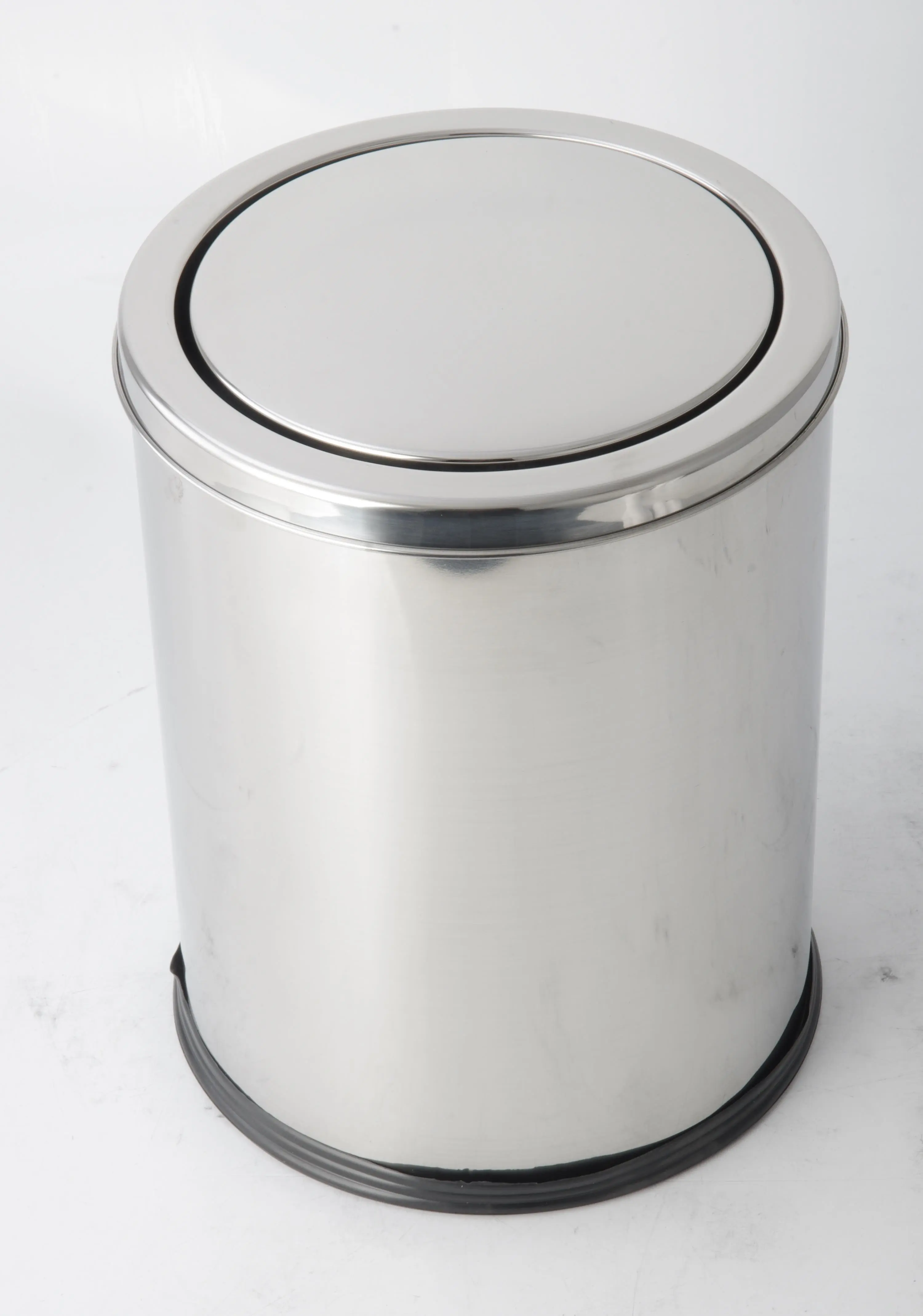 Stainless Steel Trash Can With Flip Cover 201# RGS-UL124 1