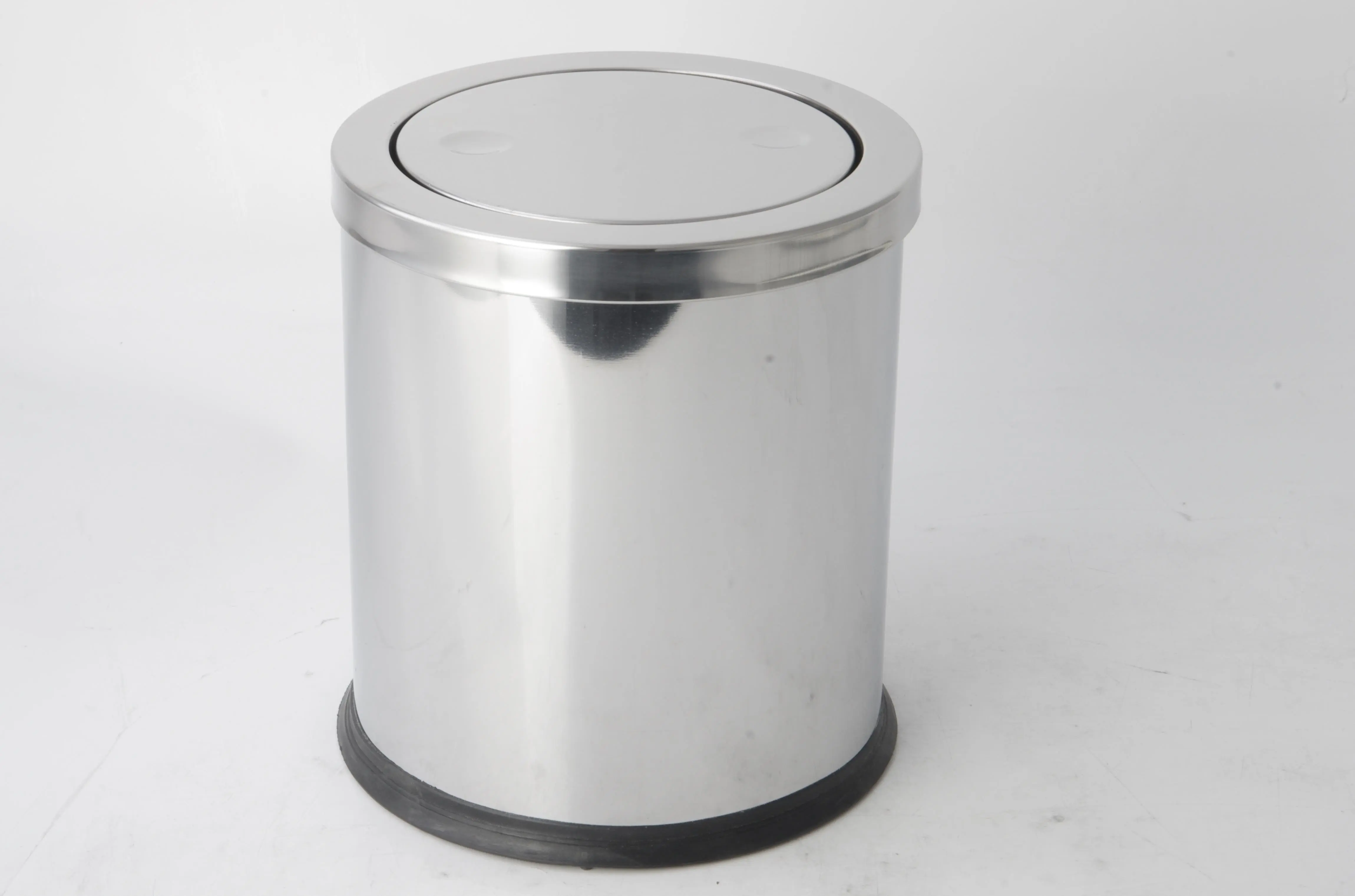 Stainless Steel Trash Can With Shaking Lid 410# RGS-UL633 1