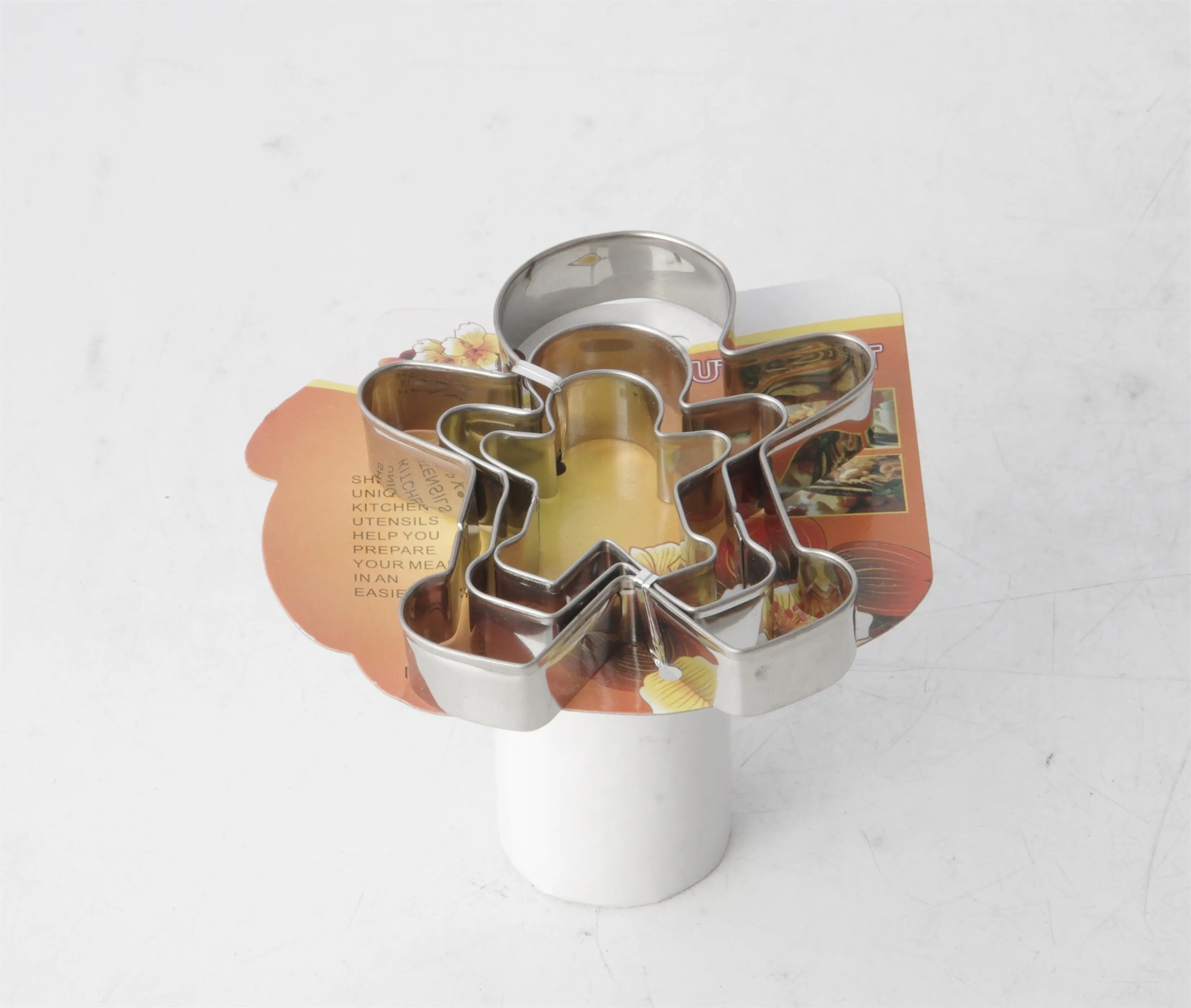 Stainless Steel Three-piece Boy-shaped Cookie Mould RGS-Z4981 1