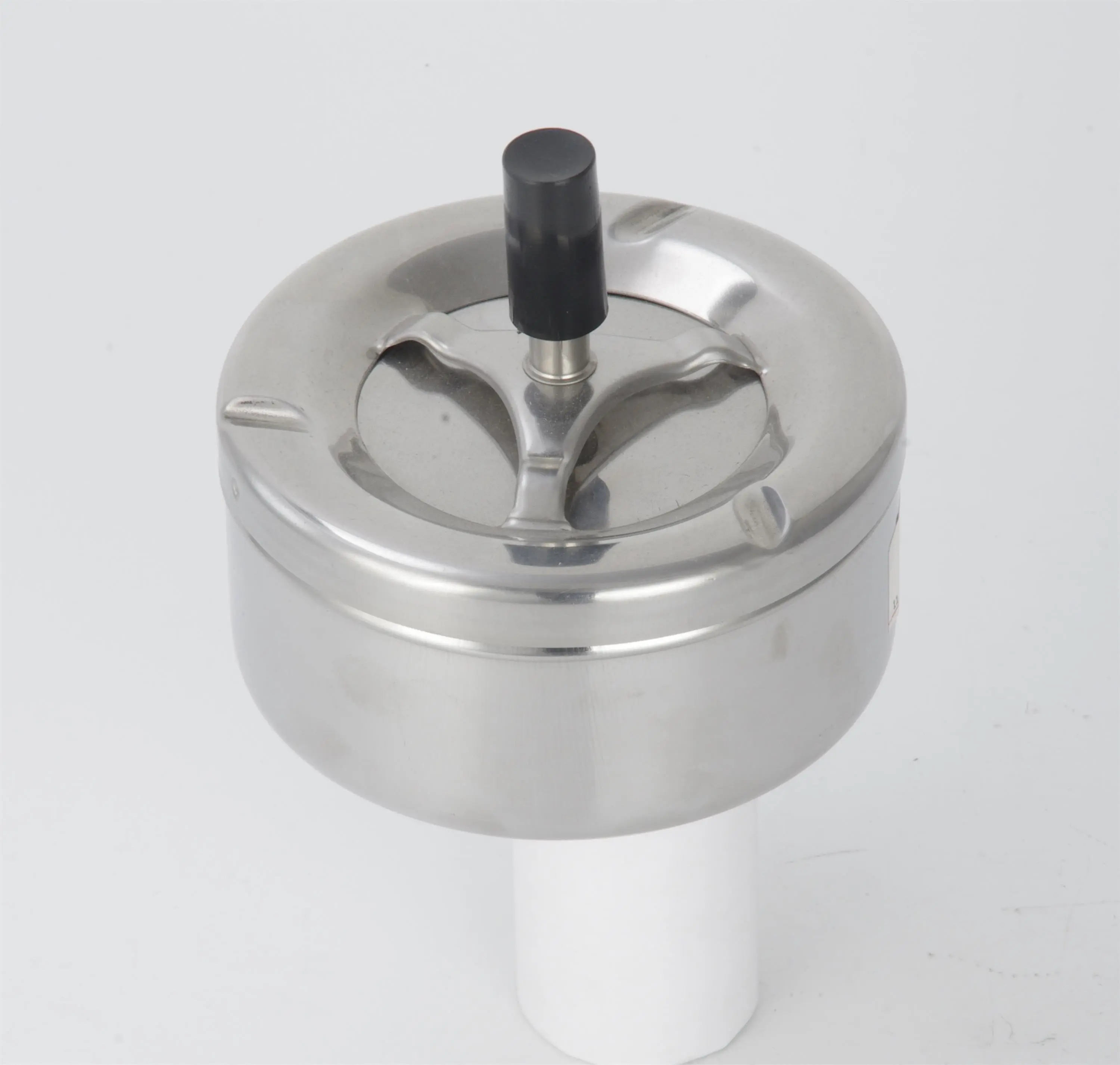 Stainless Steel Push-type Ashtray 410# RGS-A2342 1