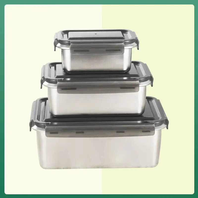 Evergreen best stainless steel food containers factory for cooking 3