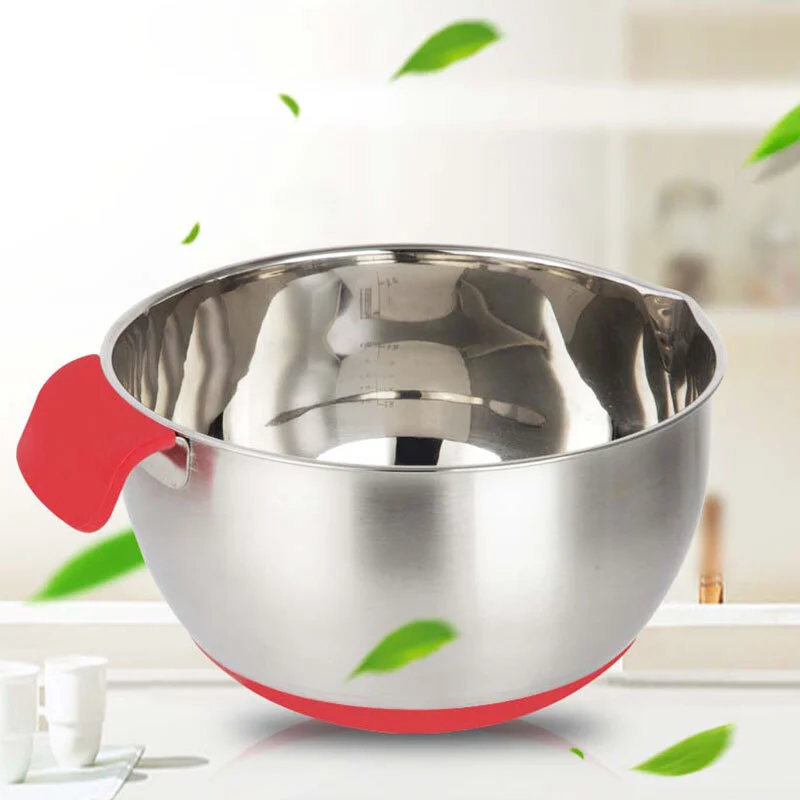 Best Selling Silicone Stainless Steel Egg Salad Bowl RGS-WS0130 1