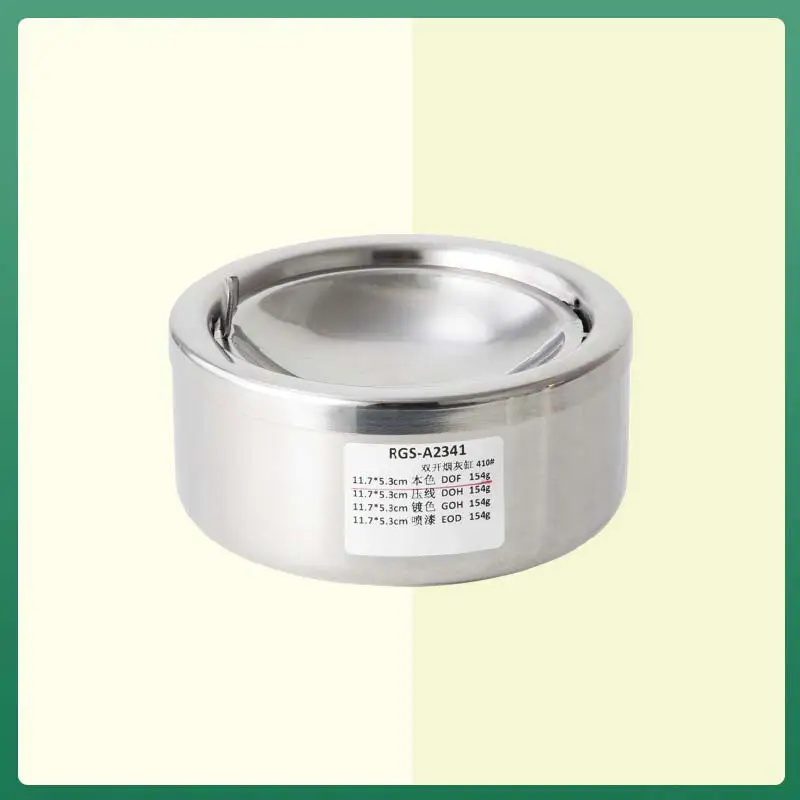 Evergreen stainless steel ashtray for business for cooking 3