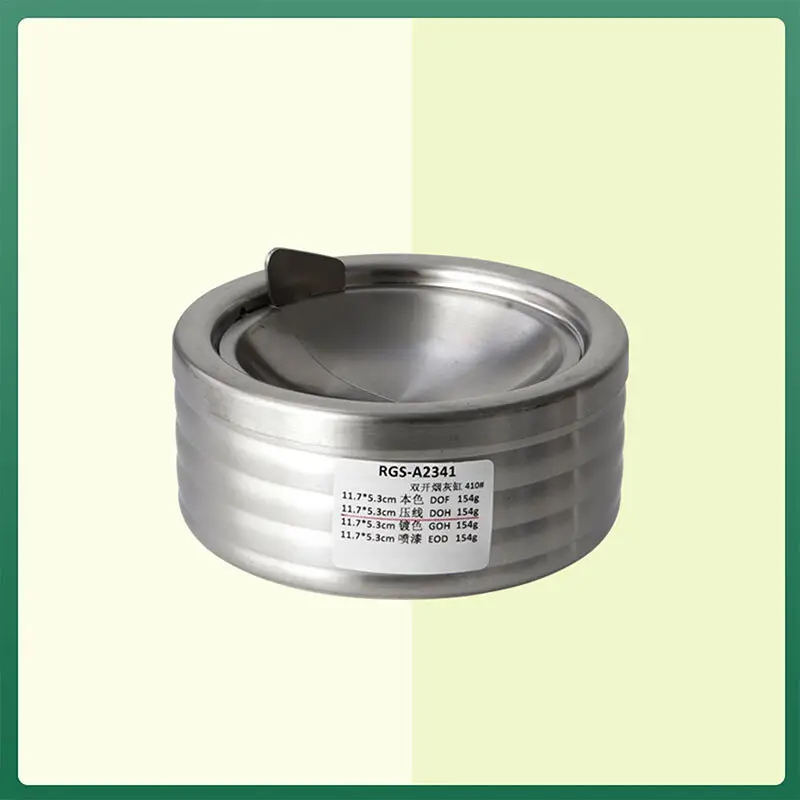Evergreen Top stainless steel cigarette ashtray Supply for kitchen 3