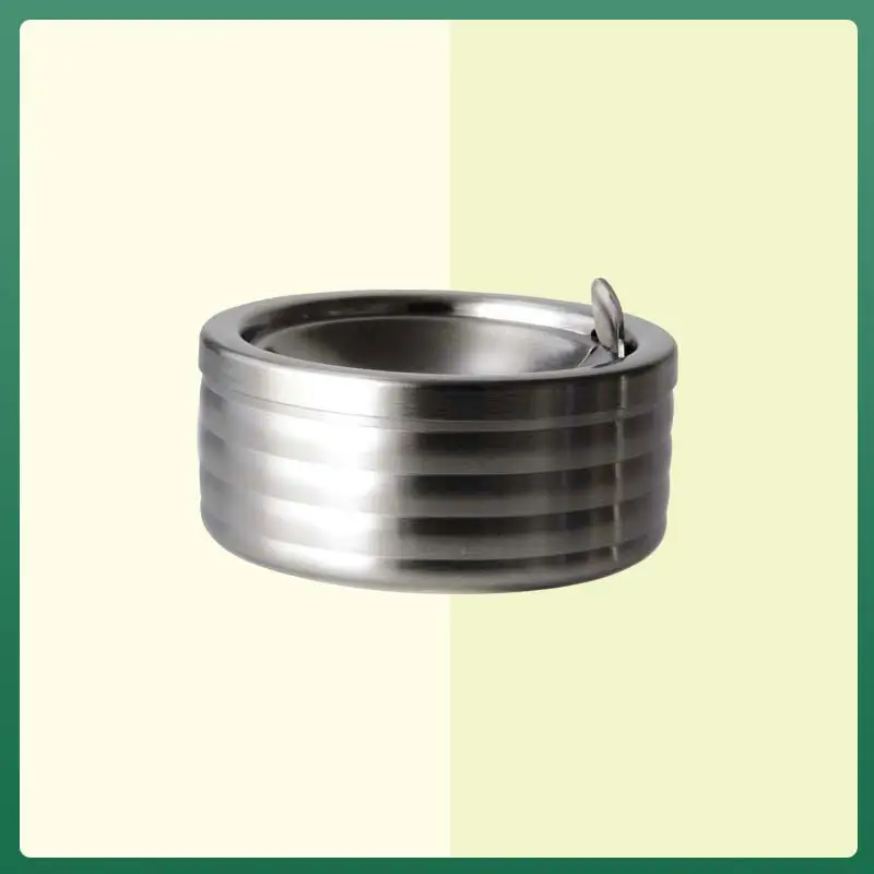 Evergreen Top stainless steel cigarette ashtray Supply for kitchen 2
