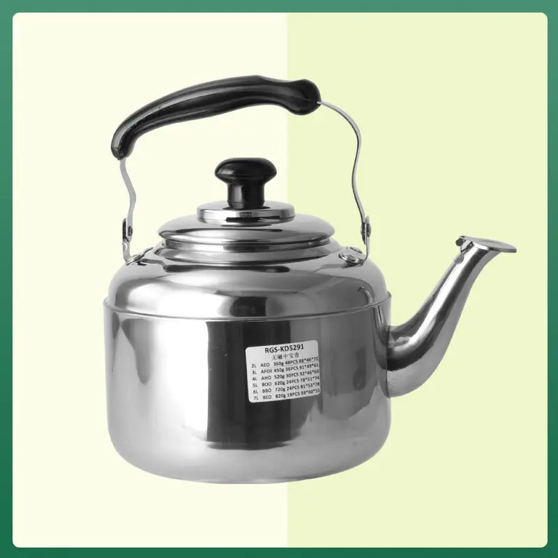 Evergreen brushed stainless kettle for business for kitchen 3