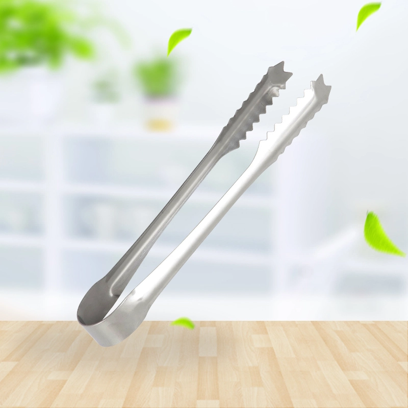 Stainless Steel Kitchen Ice Clip cookware With Grain 410# RGS-J1555 1