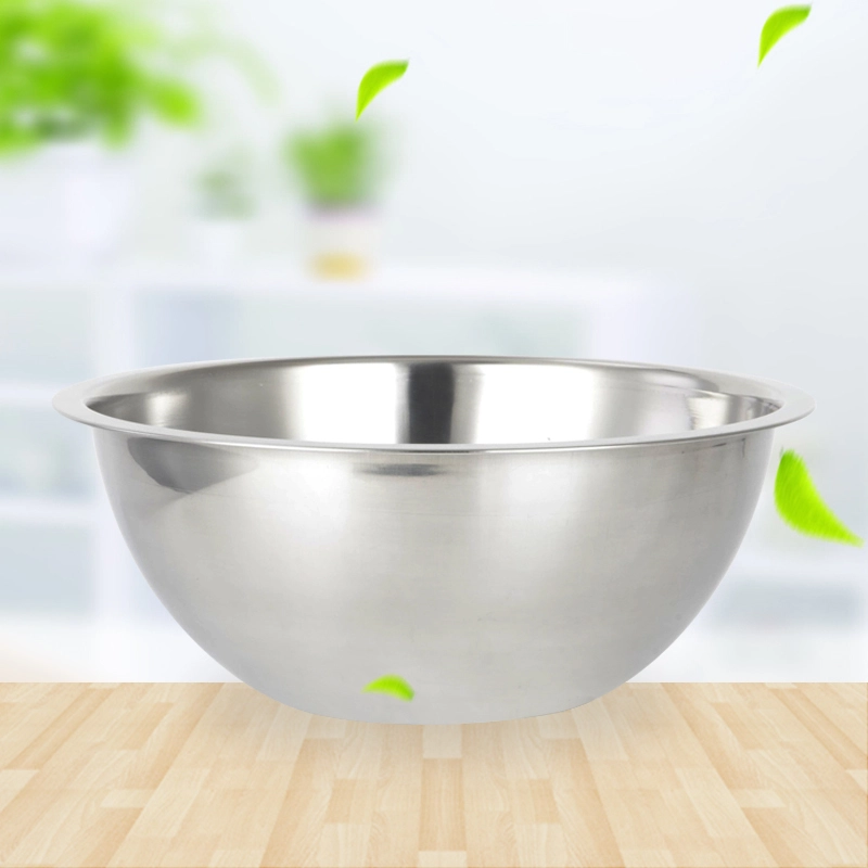 Stainless Steel Basin dinnerware  WIth Small Edge RGS-BM4911 1