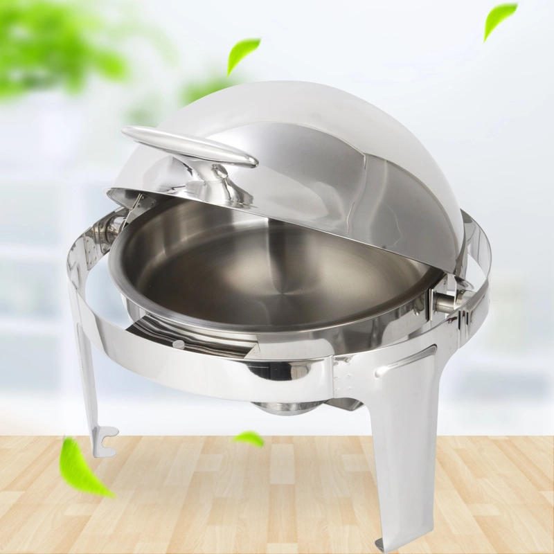 Stainless Steel Round Dining Stove buffet pans 201# RGS-TC4631 1