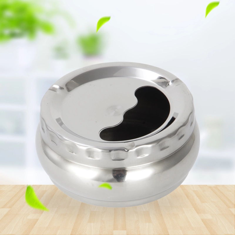 Stainless Steel Non-mangnetic Expansion Type Ashtray RGS-A161 1