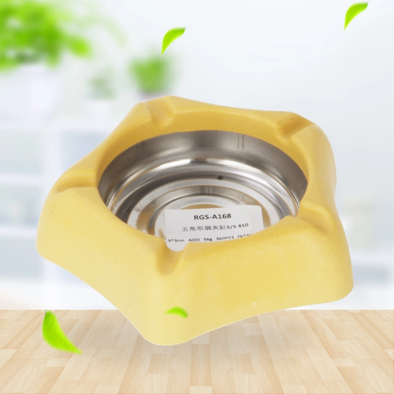 Stainless Steel Pentagon Ashtray RGS-A168 1