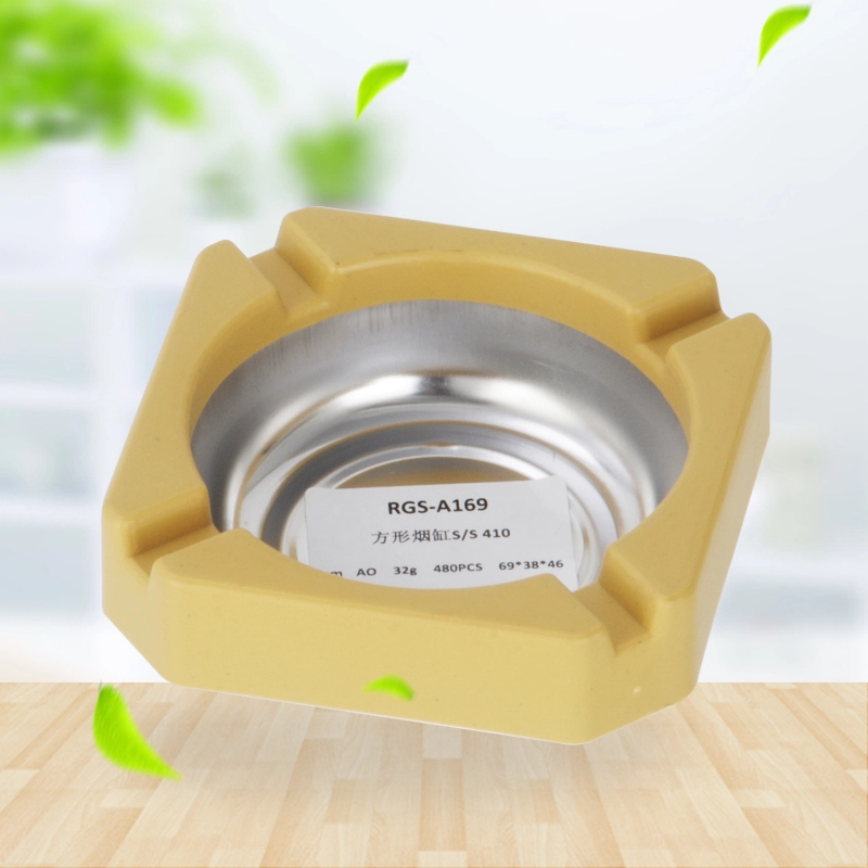 Stainless Steel Square Ashtray RGS-A169 1