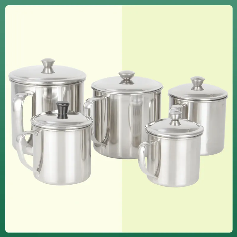 Custom stainless steel mug with lid company for kitchen 4
