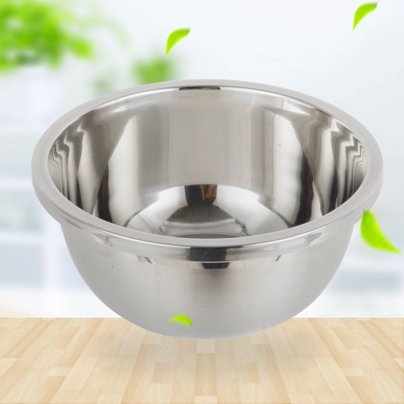 Stainless Steel Non-magnetic Mixing Basin With Wide-edge(sanding) RGS-FB28001 1