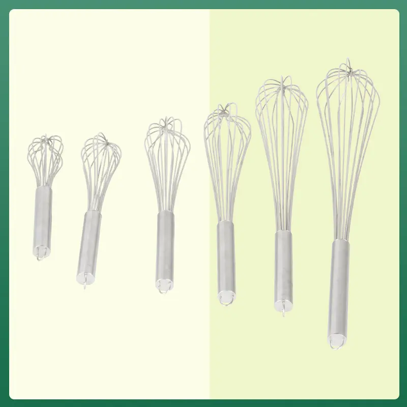 Evergreen small stainless steel whisk factory for cooking 3