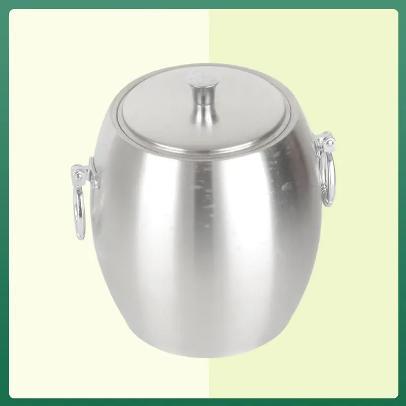 Evergreen Top insulated stainless steel ice bucket for business for kitchen 2