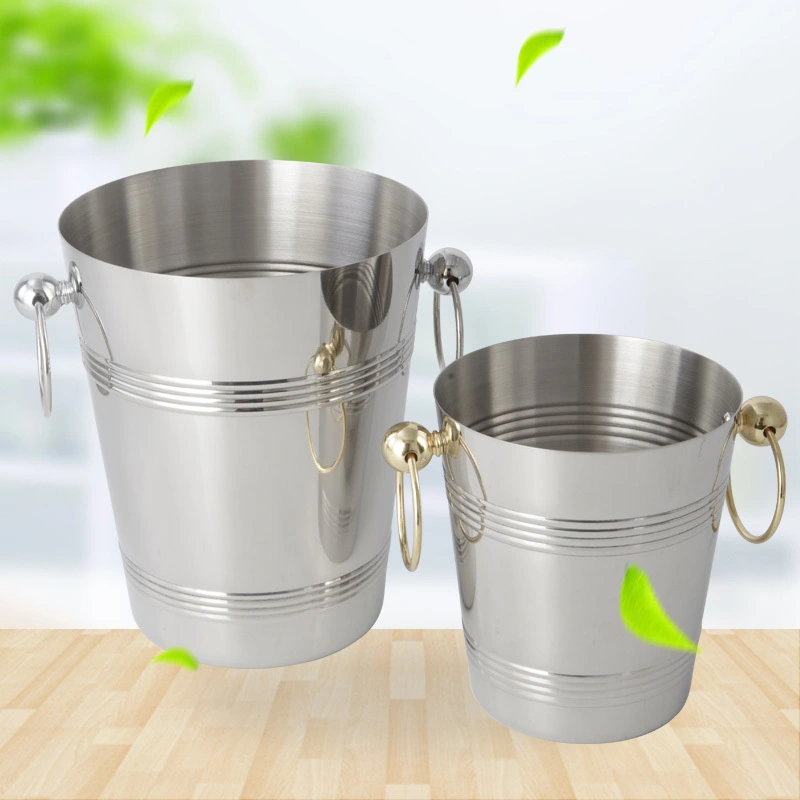 Stainless Steel Luxurious Champagne Bucket  201#RGS-I192 1