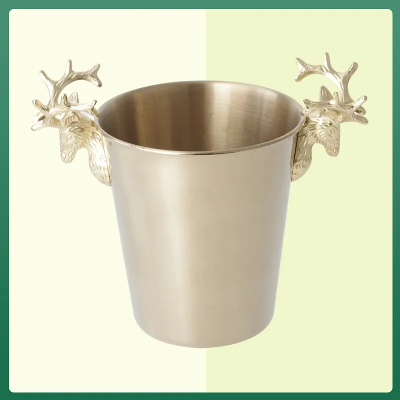 Evergreen engraved ice bucket stainless steel Supply for kitchen 3